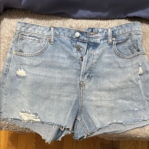 Wild Fable Light Blue Distressed Jean Shorts